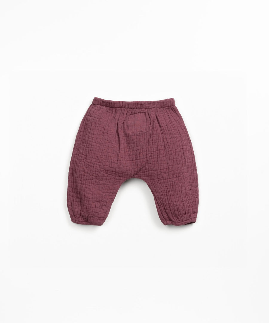 Woven Trousers - Mulberry