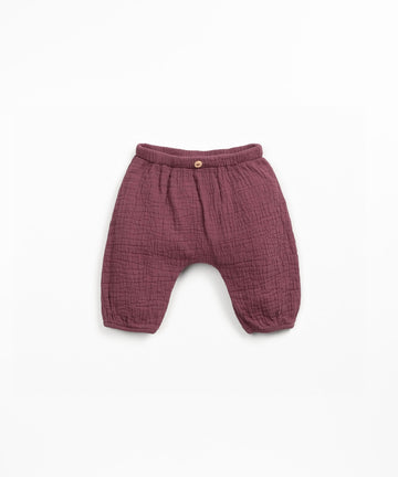 Woven Trousers - Mulberry