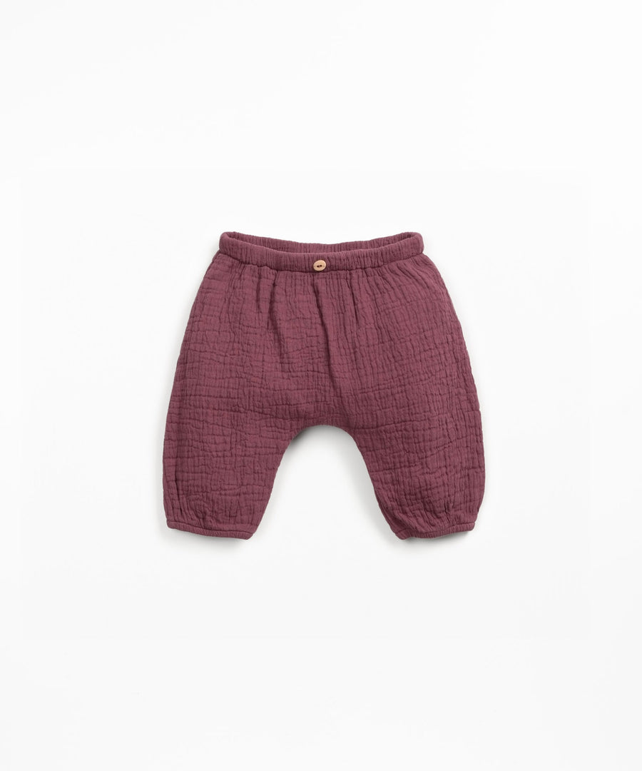 Woven Trousers - Mulberry