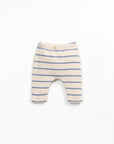 Striped Knit Leggings - Blues