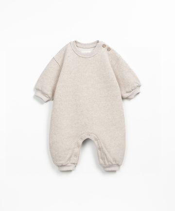 Fleece Jumpsuit - Latte