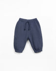 Sweatpants with Fleece - Denim Blue