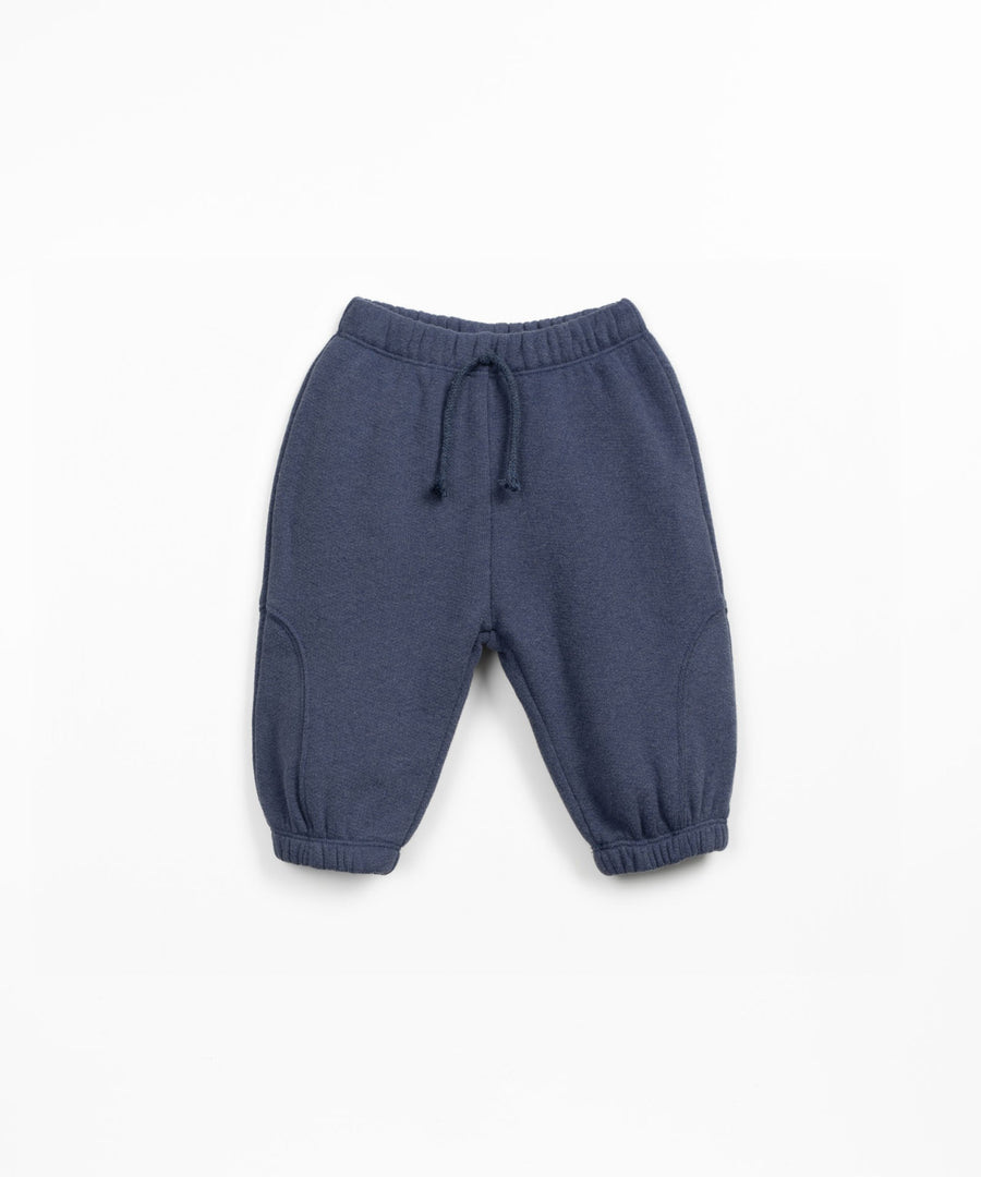Sweatpants with Fleece - Denim Blue