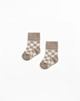 Organic Socks - Light Checkered
