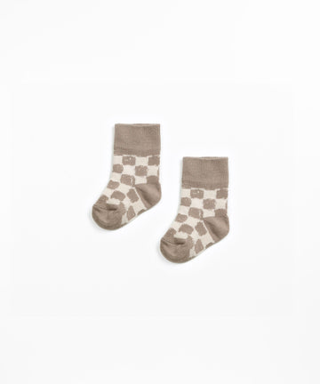 Organic Socks - Light Checkered