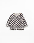 Organic Long Sleeve T-Shirt - Checkered