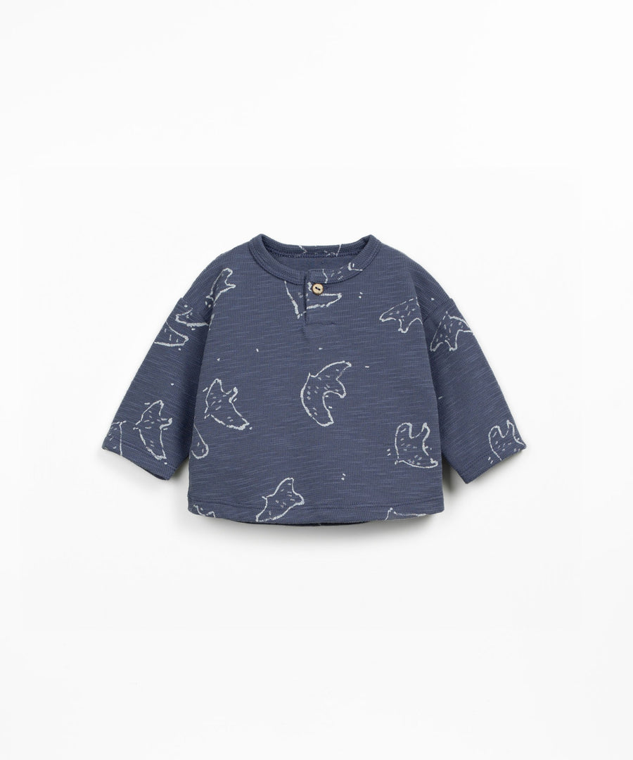 Flamé Long Sleeve T-Shirt - Blue Birds