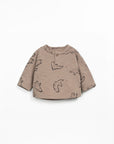 Flamé Long Sleeve T-Shirt - Cocoa Birds