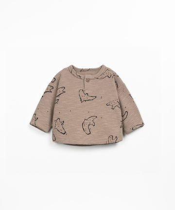 Flamé Long Sleeve T-Shirt - Cocoa Birds