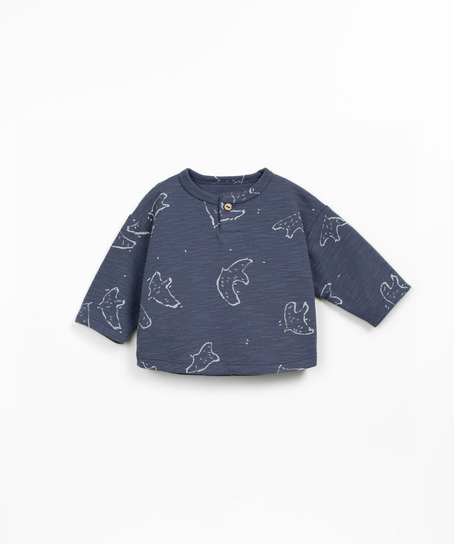 Flamé Long Sleeve T-Shirt - Blue Birds