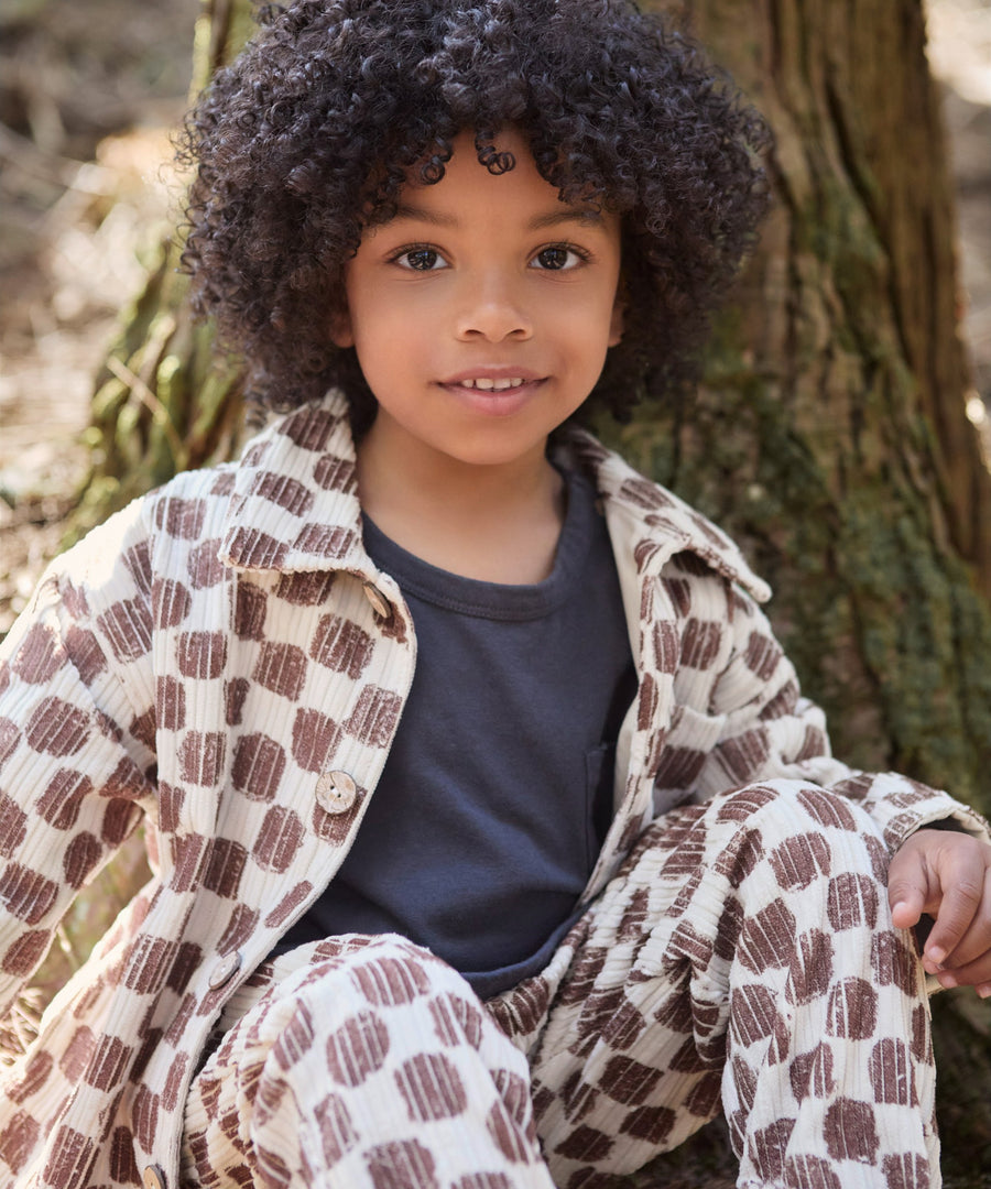 Corduroy Overshirt - Checkered