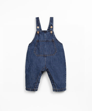 Denim Overall with Pocket