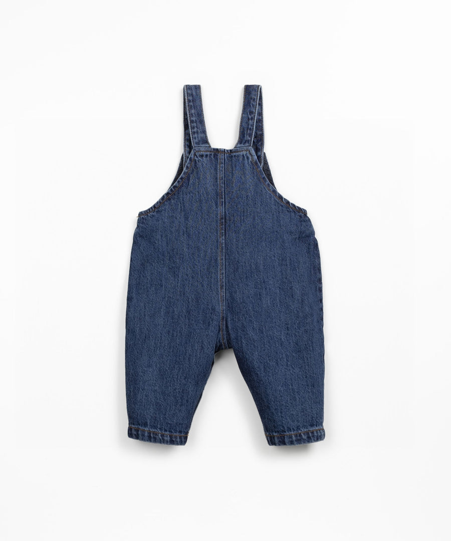 Denim Overall with Pocket
