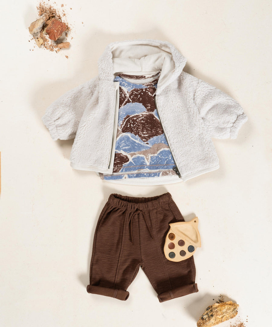 Flamé Relaxed Pants - Chocolate