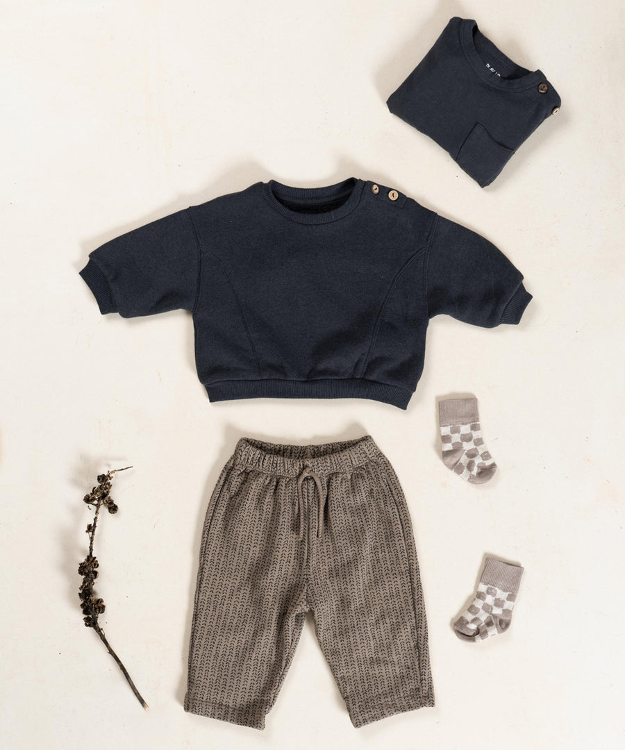 Organic Jersey Sweatpants - Taupe