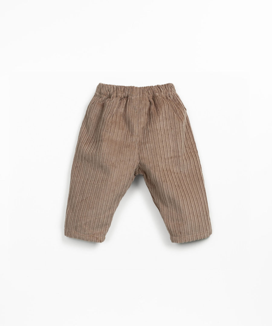 Corduroy Knee Patch Trousers - Cocoa