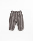 Sweatpants with Pocket - Grey Stripes