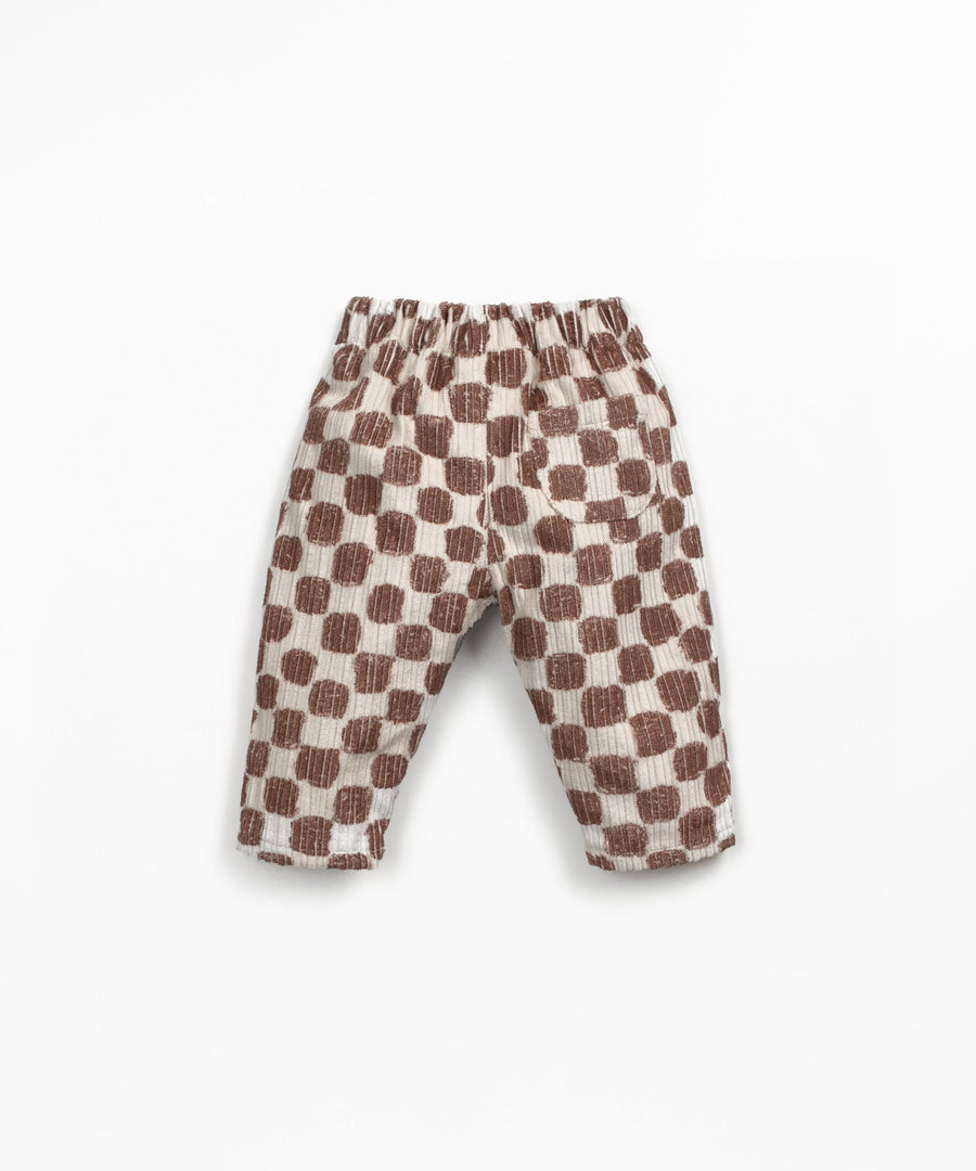 Corduroy Trousers - Checkered