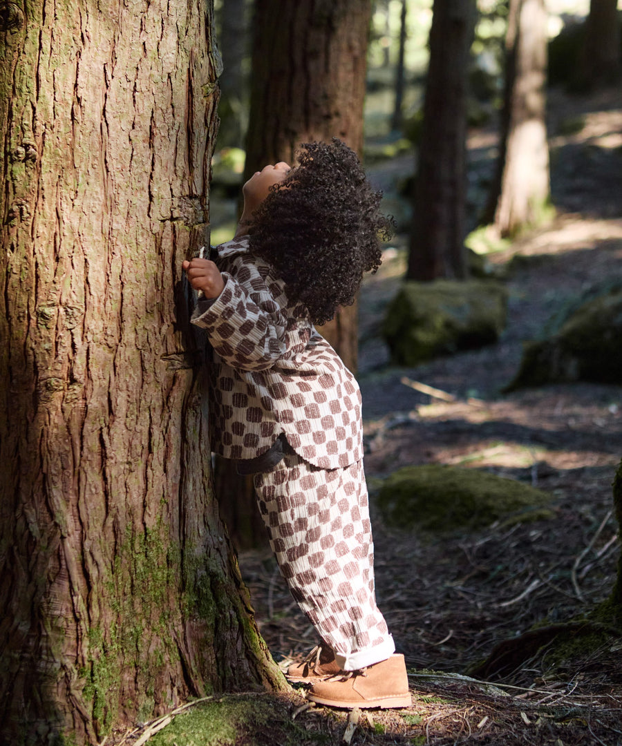 Corduroy Trousers - Checkered