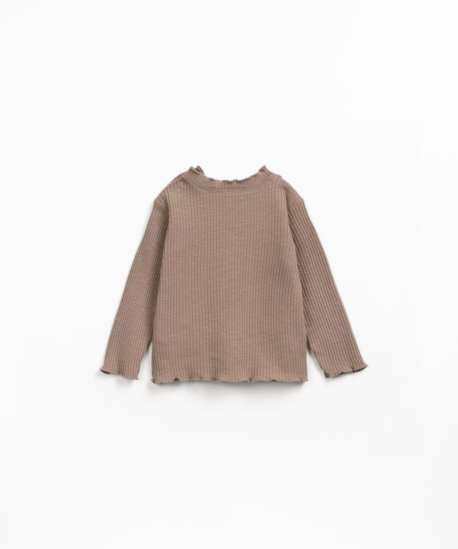 Rib Flamé T-Shirt - Cocoa