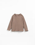 Rib Flamé T-Shirt - Cocoa