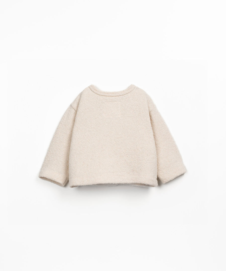 Re(Play) Yarn Cardigan - Latte