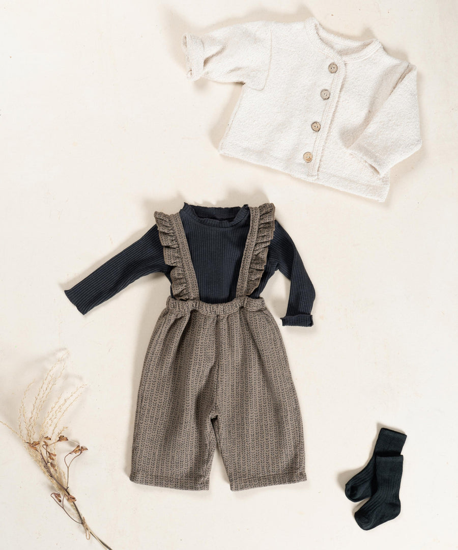 Re(Play) Yarn Cardigan - Latte