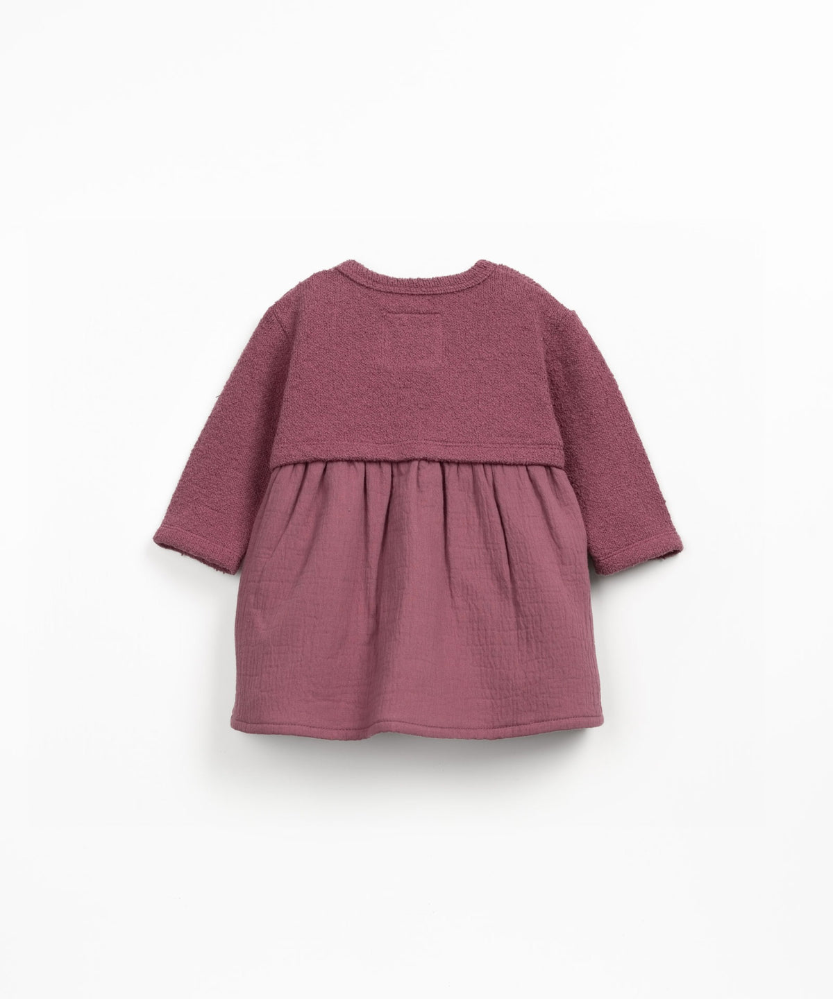 Dress in Jersey and Woven mix - Mulberry