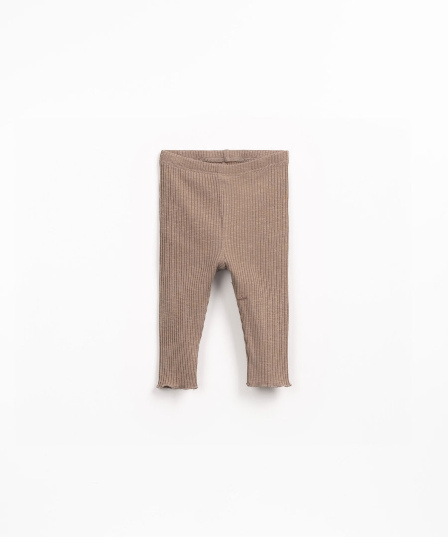 Rib Flamé Leggings - Cocoa