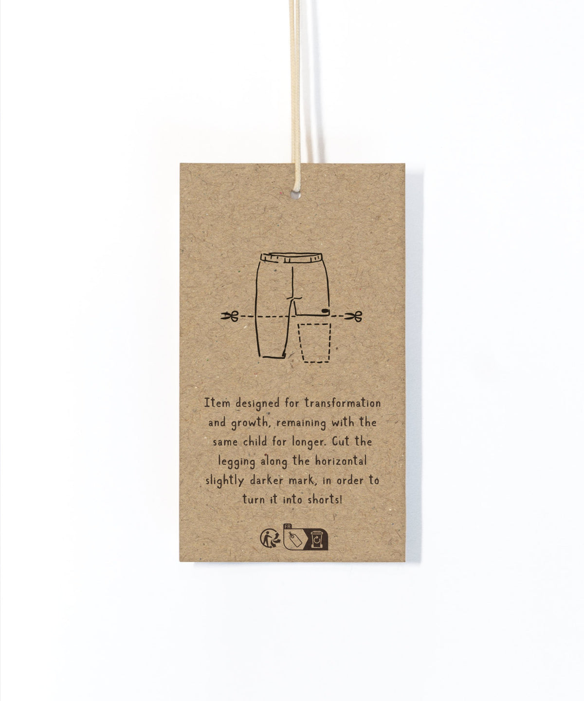 Organic Ribbed Leggings - Charcoal Blue