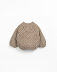 Knit Wool Sweater - Light Brown