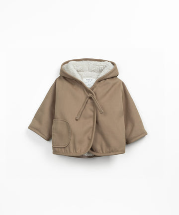 Waterproof Parka with Hood - Light Brown
