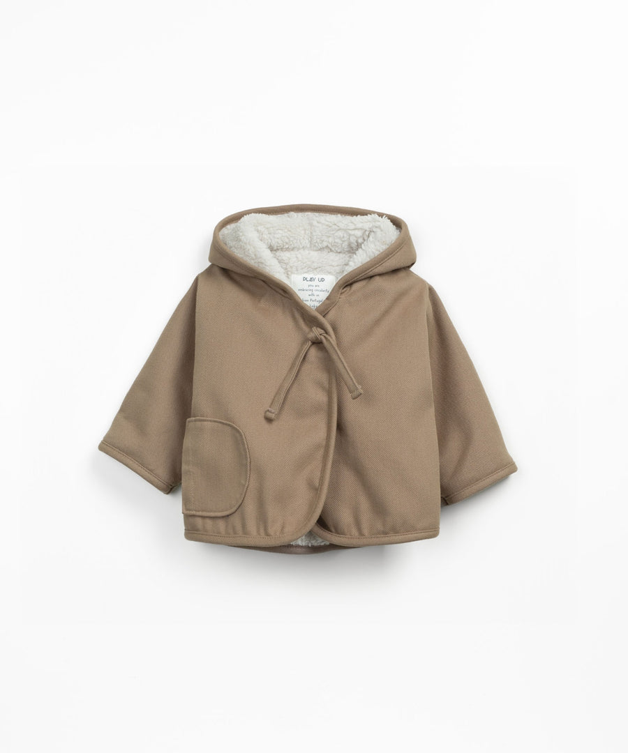 Waterproof Parka with Hood - Light Brown