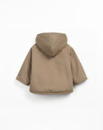 Waterproof Parka with Hood - Light Brown