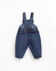 Denim Overalls with Frills