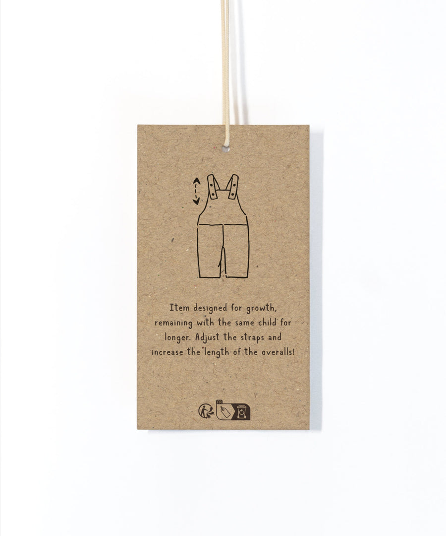 Denim Overalls with Frills