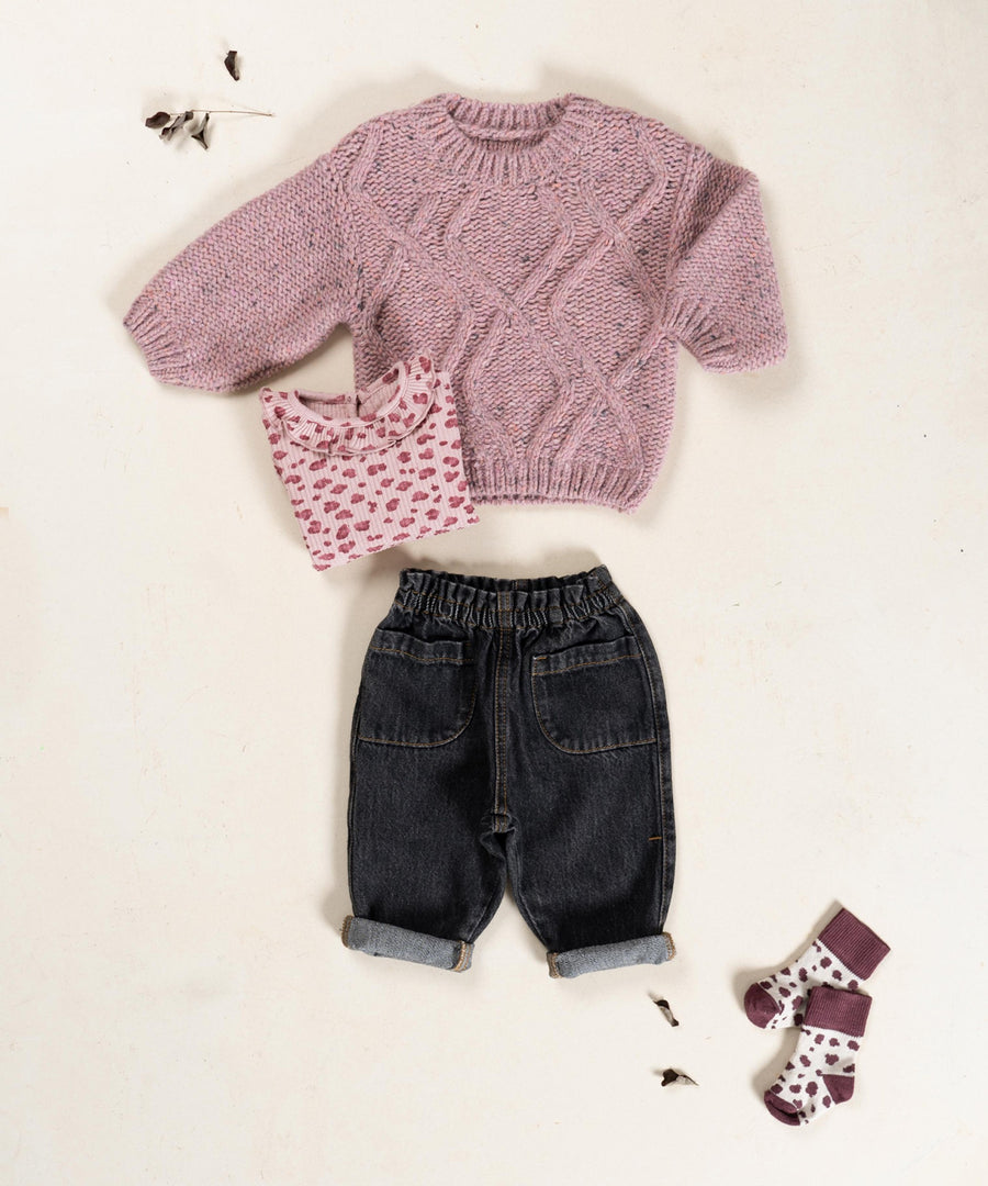 Dark Denim Trousers with Pockets