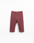 Knit Jersey Leggings - Mulberry