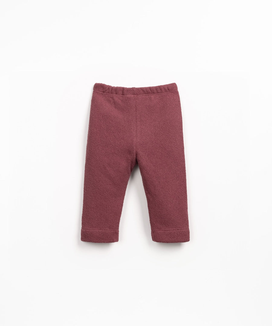 Knit Jersey Leggings - Mulberry