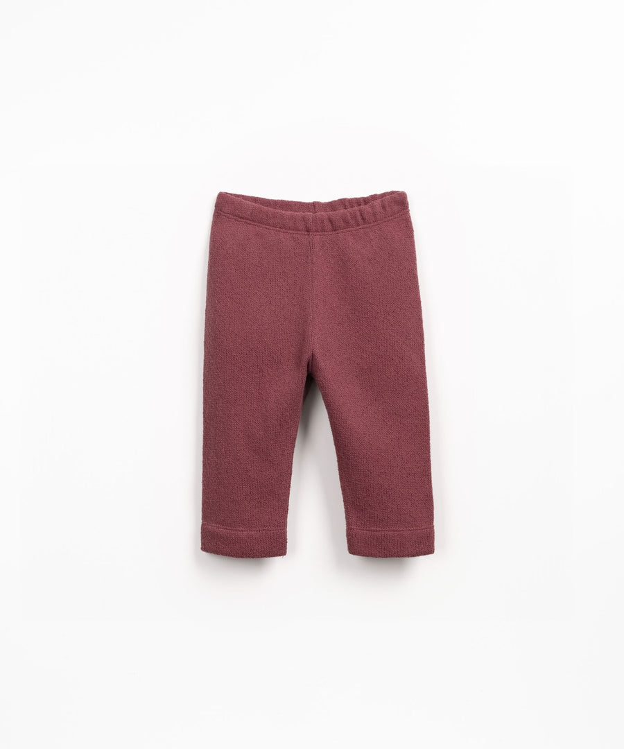 Knit Jersey Leggings - Mulberry