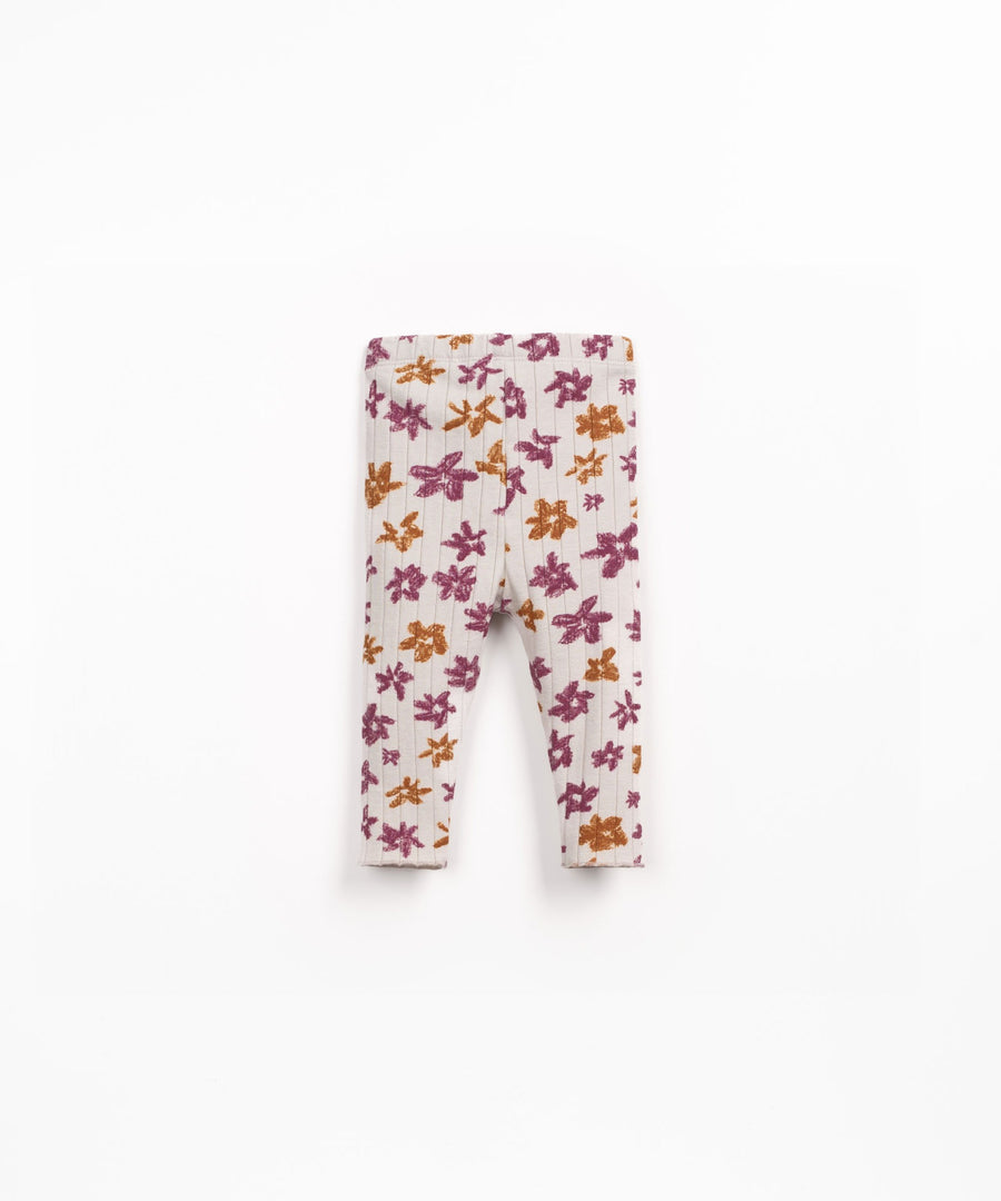 Ribbed Leggings - Daisies
