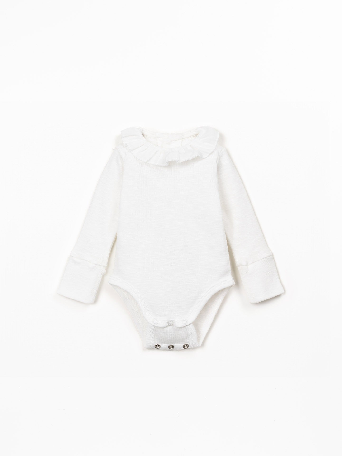 Organic Bodysuit with Collar