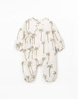 Organic Cotton Jumpsuit - Palms