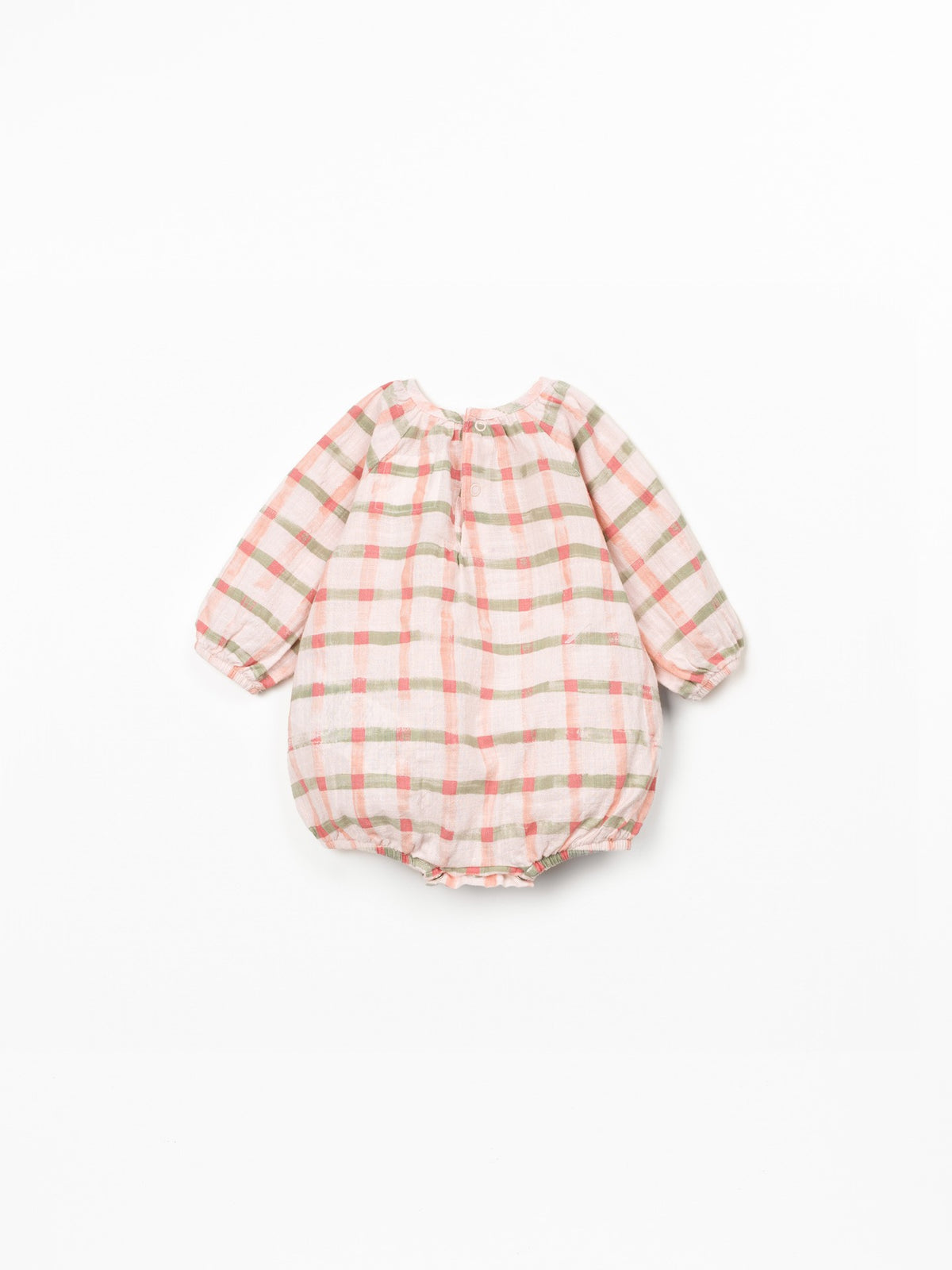 Organic Printed Jumpsuit - Checkered