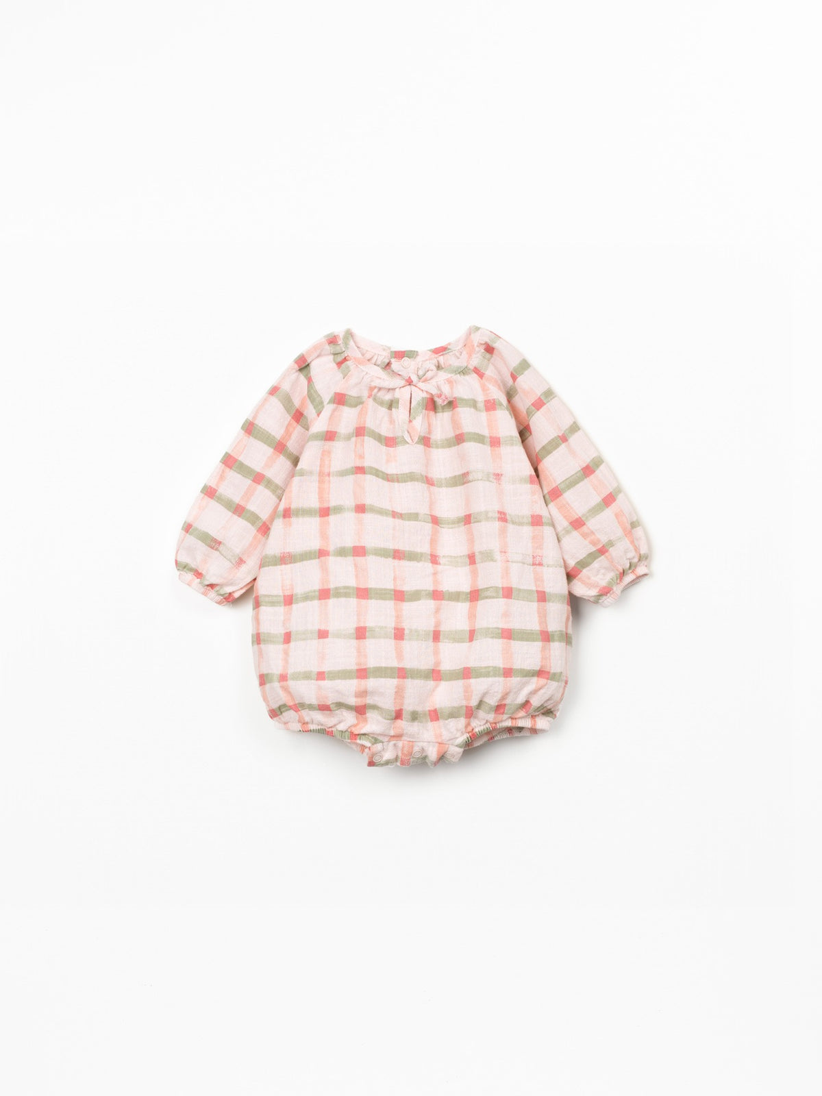 Organic Printed Jumpsuit - Checkered