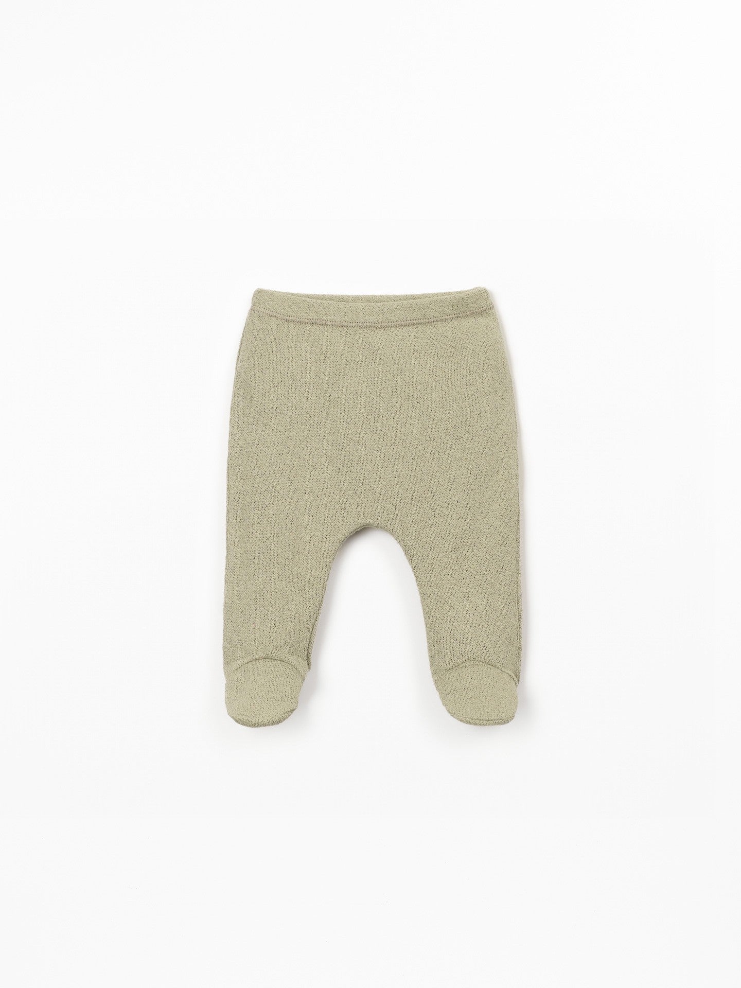 Re(Play) Jersey Footed Leggings - Willow Green