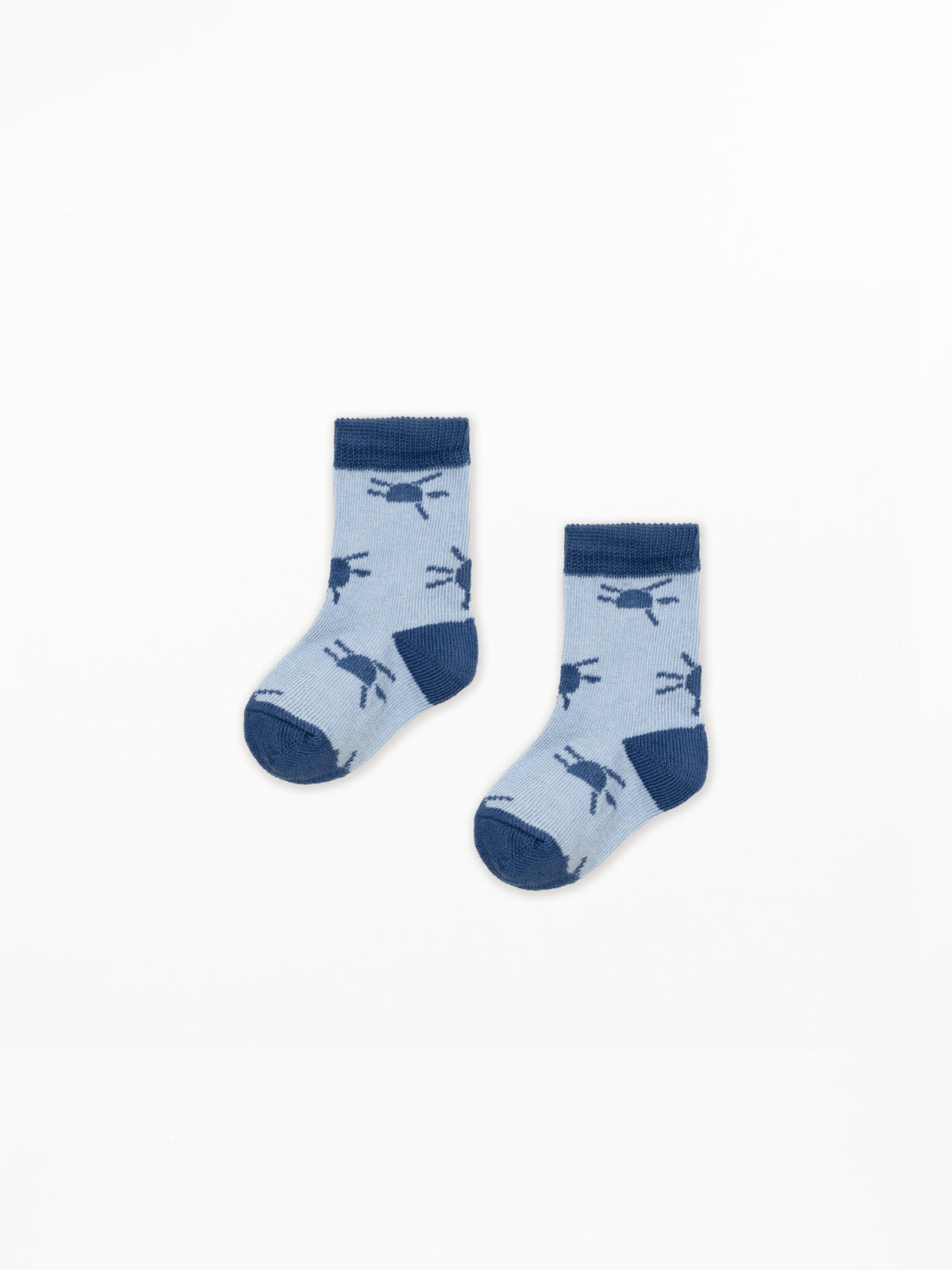 Organic Cotton Socks - Blue Sun