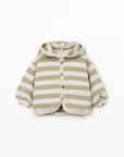 Re(Play) Hooded jacket - Green Stripes