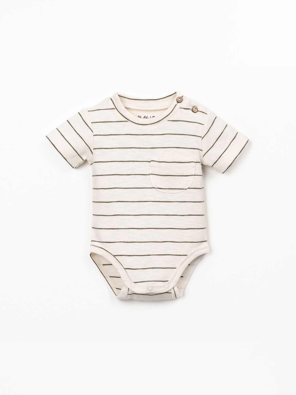 Body with chest pocket - Green Stripes