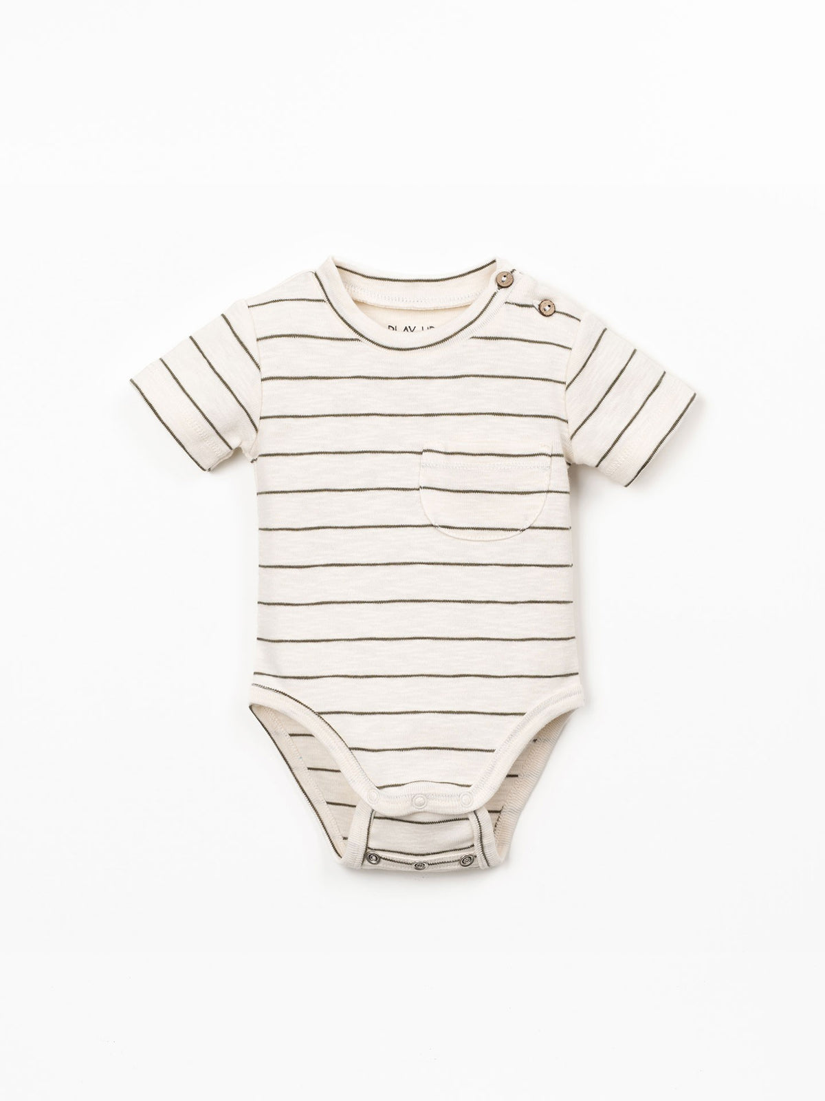 Body with chest pocket - Green Stripes
